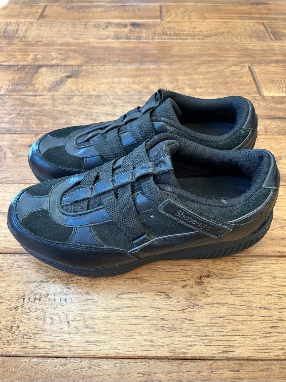 Skechers Shape Ups Hydro XW Z Strap Walking Sneakers Black Womens Size 9